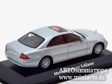 Автоминиатюра модели - Mercedes S-Class W220 1998 silver Maxichamps