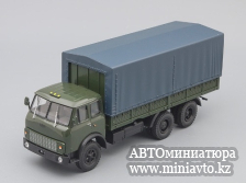 Автоминиатюра модели - МАЗ-516Б, Грузовики СССР, зеленый 1:43 DeAgostini