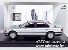 Автоминиатюра модели - BMW 750il 7 Series E38 silver 1:64 Almost Real