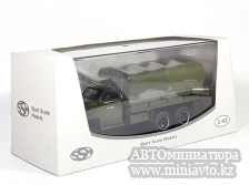 Автоминиатюра модели - Studebaker US6 U4 бортовой с тентом (с лебёдкой), хаки 1:43 SSM