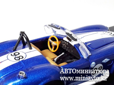 Автоминиатюра модели - SHELBY Cobra 427S/C (1964), blue 1:64 Fine Works64