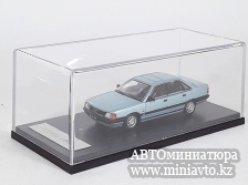 Автоминиатюра модели - Audi 100 C3 light blue 1:64 Rhino Model