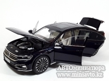 Автоминиатюра модели - Volkswagen Phideon 2020 DARK Blue 1:18 China Promo Models