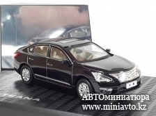 Автоминиатюра модели - Nissan Teana 2013 darkblue 1:43 Paudi Models