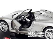 Автоминиатюра модели - Porsche 918 Spyder Convertible 2010 GREY  1:18 MZ