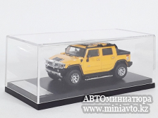 Автоминиатюра модели - Hummer H2 SUT Yellow 1:64 LuLu Model