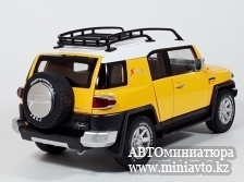 Автоминиатюра модели - Toyota FJ Cruiser yellow 1:24 CPM junior series