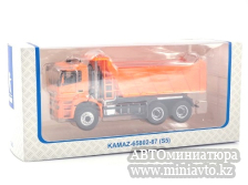 Автоминиатюра модели - КАМАЗ-65802-87 (S5) оранжевый 1:43 ПАО КАМАЗ