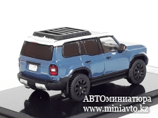 Автоминиатюра модели - Toyota Land Cruiser Prado 250 blue/white 1:64 GCD