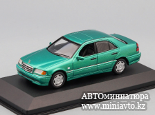 Автоминиатюра модели - MERCEDES-BENZ C-Class (1997), green metallic Maxichamps