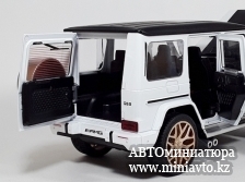 Автоминиатюра модели - Mercedes G63 AMG White 1:18 CPM junior series