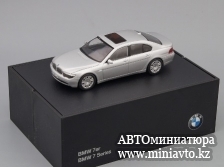 Автоминиатюра модели - BMW 7er Sedan, silver Minichamps
