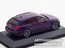 Автоминиатюра модели - Audi ABT RS6-R Avant 2022 matt-purple Solido