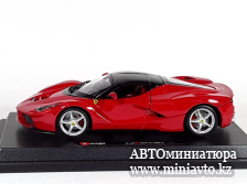 Автоминиатюра модели - Ferrari LaFerrari 2013 red / black 1:24 Bburago