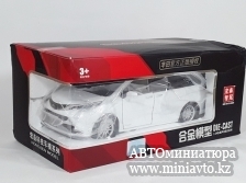 Автоминиатюра модели - Toyota Sienna Minivan Hybrid  White 1:24 CPM junior series