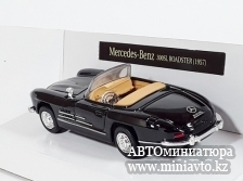 Автоминиатюра модели - Mercedes-Benz 300SL Roadster (1957), black New Ray
