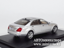 Автоминиатюра модели - Mercedes Benz S Class S600L W221 Silver 1:64 Motorhelix