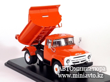 Автоминиатюра модели - ЗИЛ-ММЗ-555 самосвал оранжевый ранняя решётка радиатора SSM
