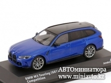 Автоминиатюра модели - BMW M3 G81 Touring 2023 bluemetallic 1:43 Solido