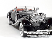 Автоминиатюра модели - Mercedes 500K Roadster black 1:18 CPM junior series