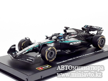 Автоминиатюра модели - Mercedes AMG W16 F1 2025 #63 Russell 1:43 Bburago