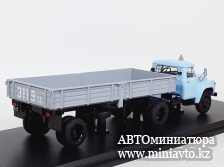 Автоминиатюра модели - ЗИЛ-130В1 + ОДАЗ-885 (поздняя решётка/голубая кабина) SSM