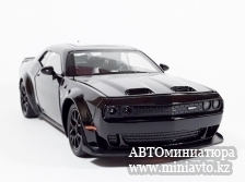 Автоминиатюра модели - Dodge Challenger SRT Hellcat Widebody  Matte Black 2018 1:24 CPM junior series