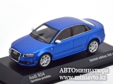 Автоминиатюра модели - Audi RS4 Saloon 2004 bluemetallic Minichamps