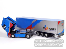 Автоминиатюра модели - Mercedes-benz Actros 1844 MP3 c п/прицепом 1:50 CPM