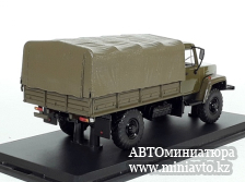 Автоминиатюра модели - ГАЗ-33081 4х4 (двигатель Д-245.7 Diesel Turbo) с тентом хаки SSM