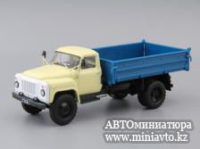Автоминиатюра модели - САЗ-3507 (ГАЗ 53),желтый / синий Грузовики СССР ,DeAgostini