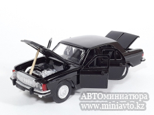 Автоминиатюра модели - ГАЗ 3102 чёрная 1:43 Саратов Россия