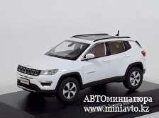 Автоминиатюра модели - Jeep Compass White 1:43 China Promo Models