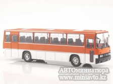 Автоминиатюра модели - Икарус-256 красный/белый 1:43 Наши Автобусы