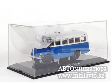 Автоминиатюра модели - ПАЗ-651 бело/синий DiP Models