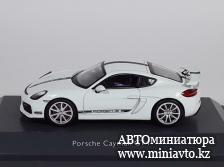Автоминиатюра модели - Porsche Cayman GT4 2015 white 1:43 Schuco